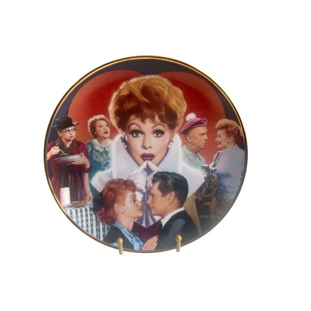 I Love Lucy 1992 Hamilton Collection Plate "Lucy" by Morgan Weistling - Picture 2 of 3